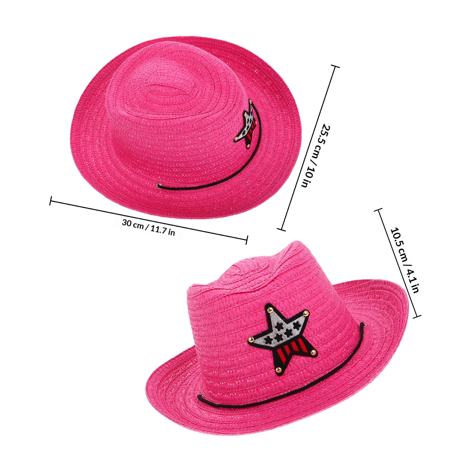 Children Cowboy Hat Western St - Cowboy Hat Straw ulasan dan harga