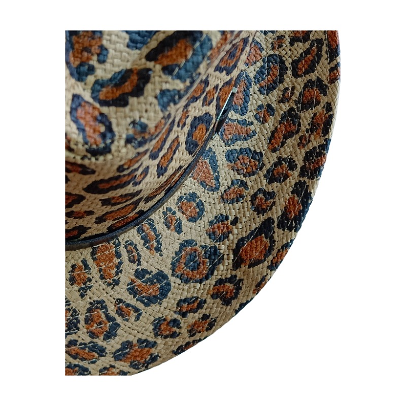 NEW Cowboy Hat Leopard print B - Cowboy Hat Straw ulasan dan harga