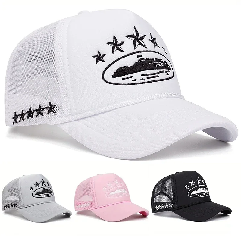 Fashion New Unisex Print Baseb - Trucker Cap Mesh ulasan dan harga