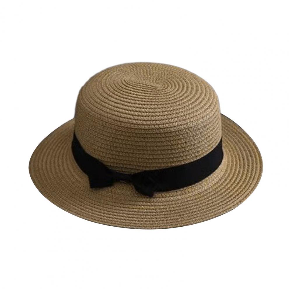 Hand-woven Straw Hat Beach Str - Sun Hat Wide Brim ulasan dan harga